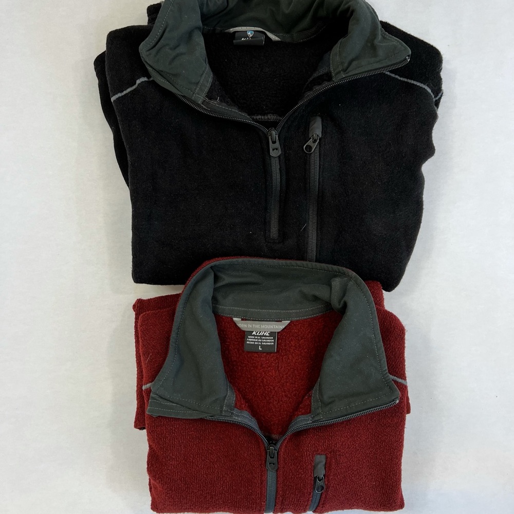 KUHL  1/4-Zip Fleece Jacket - Men's L Bundle